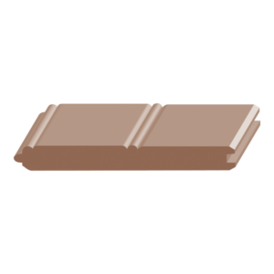 Reversible Beaded/Flat T&G Wainscot - 1 ft