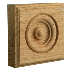 Wellington Rosette with Edge Detail - 1 ft