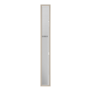 8 X 80 Low-E Glass Sidelite Mini Blinds Insert - SIA852-LERL